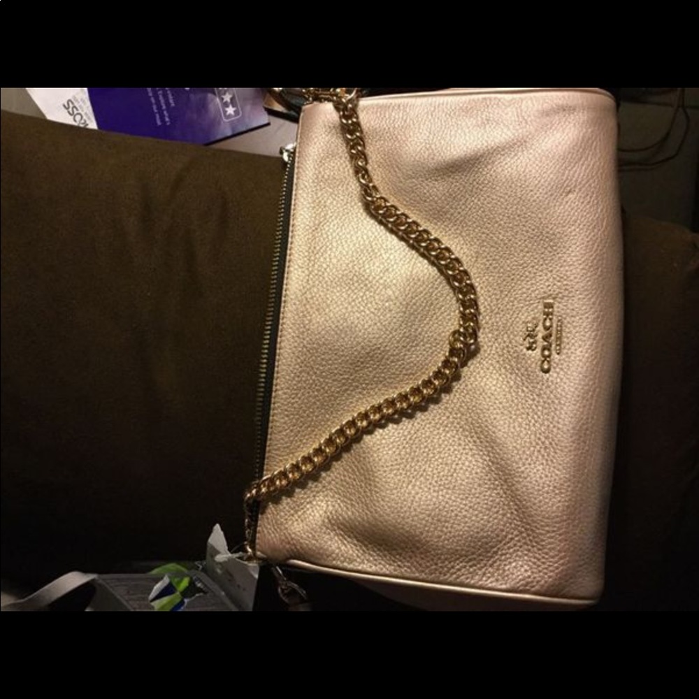 💎😍Coach purse with long strap and chain